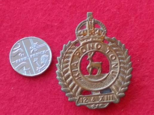 Cap Badge - 12th/13th Marlborough Reg, New Zealand