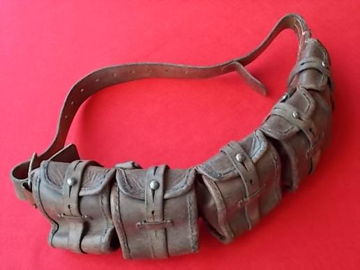 Swedish Mauser Ammunition Belt with 5 Pouches