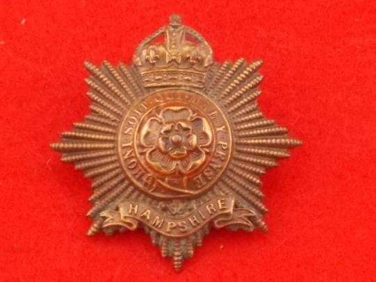 Officers Cap Badge - Hampshire Regiment