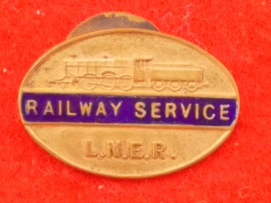 Lapel Badge - L.N.E.R. Railway Services