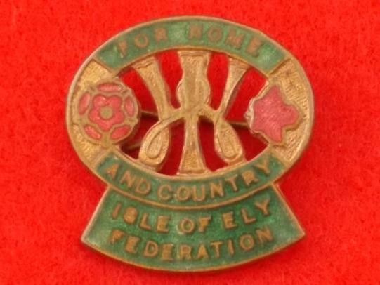 Pin Badge - Women's Institute For Home & Country - Isle of Ely Federation