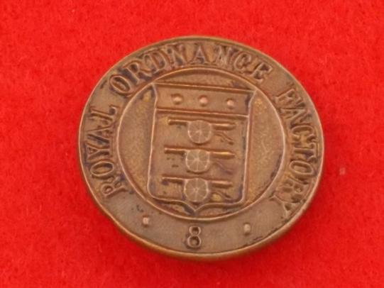 WW11 Lapel Badge - Royal Ordnance Factory 8