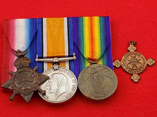 WW1 1914-15 Star/BWM/Vict Trio - Military Foot Police