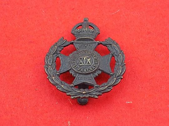 Cap Badge - 19th County of London Regiment (St Pancras)