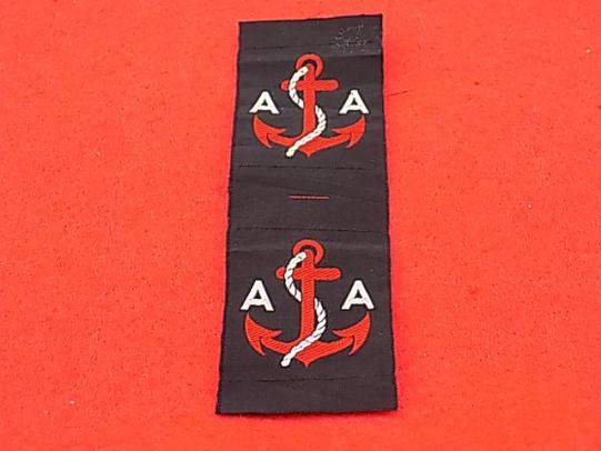 WW11 Pair 0f Formation Patches - Maritime Anti Aircraft Artillery