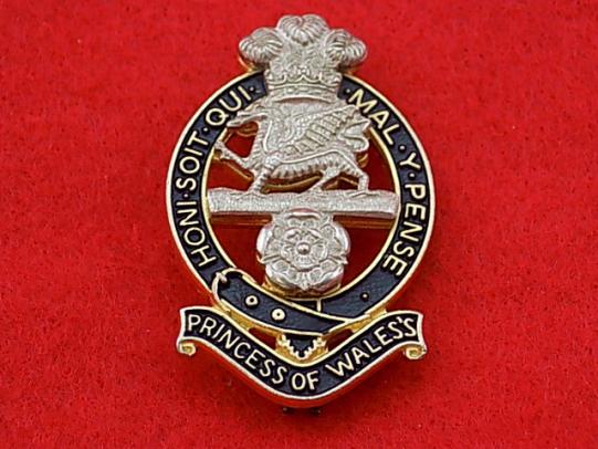 Officers Cap Badge - Princess of Wales Royal Regiment