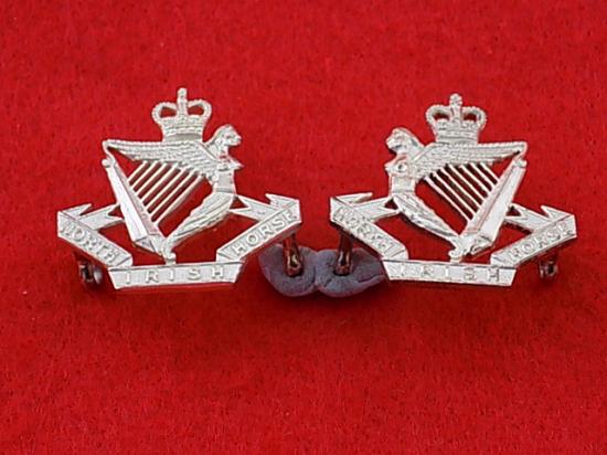 Pair of Officers Collars - North Irish Horse