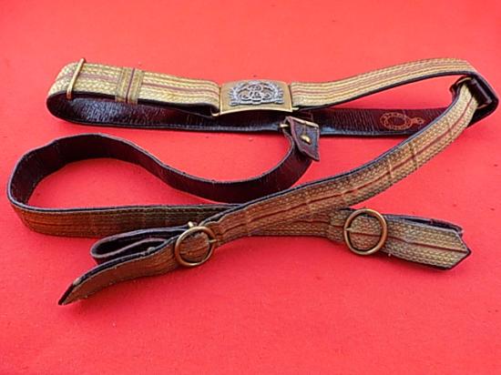 Senior Officers Bullion Sword Belt