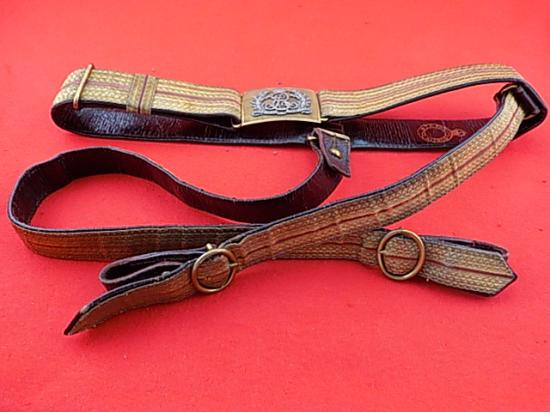 Senior Officers Bullion Sword Belt