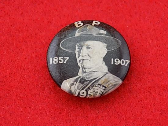 Button Badge - Baden Powell Golden Jubilee 1857 -1907