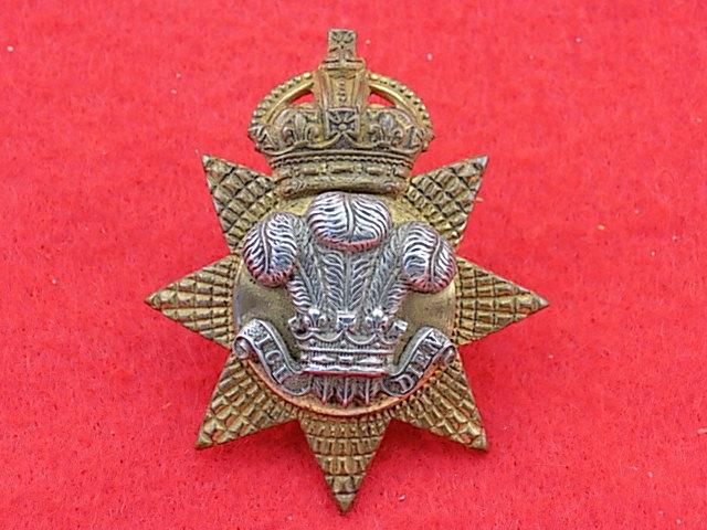 Edwardian Cap Badge - Welsh Musician