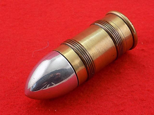 Trench Art Container in the shape of a Shell