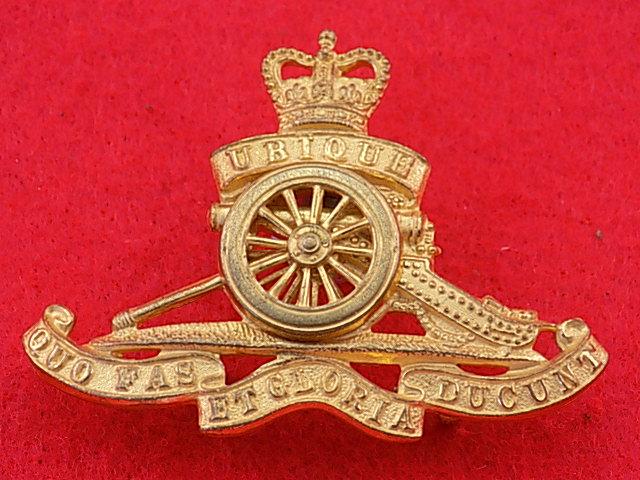 Officers Cap Badge - Royal Artillery