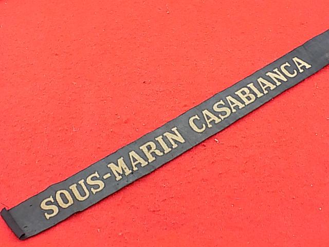 WW11 French Navy Tallie - Sous-Marin Casabianca