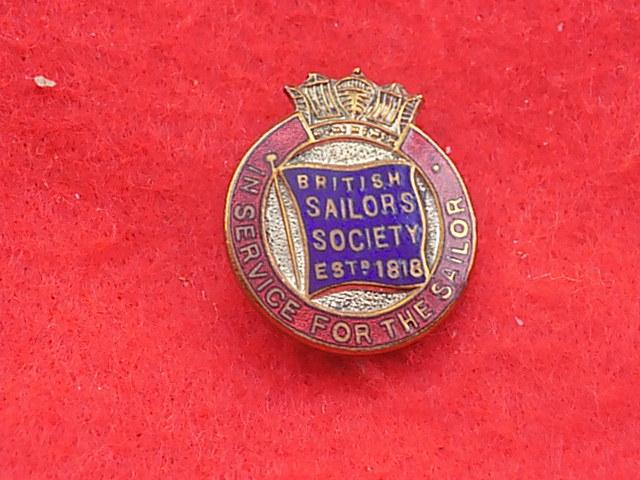 Pin Badge - British Sailors Society est 1818