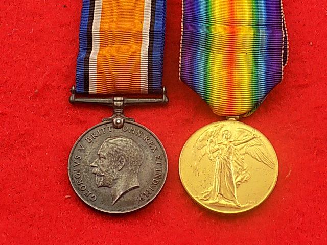 BWM/Vict Pair - Lt E K Gatfield - 11th R Sussex Regiment