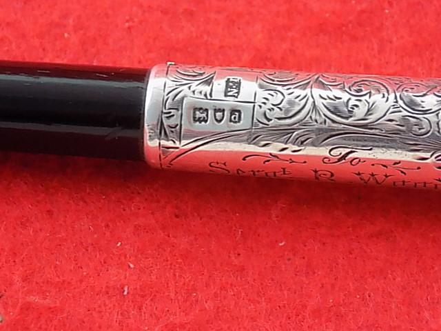 Victorian HM Silver - Bandmasters Ebony Baton