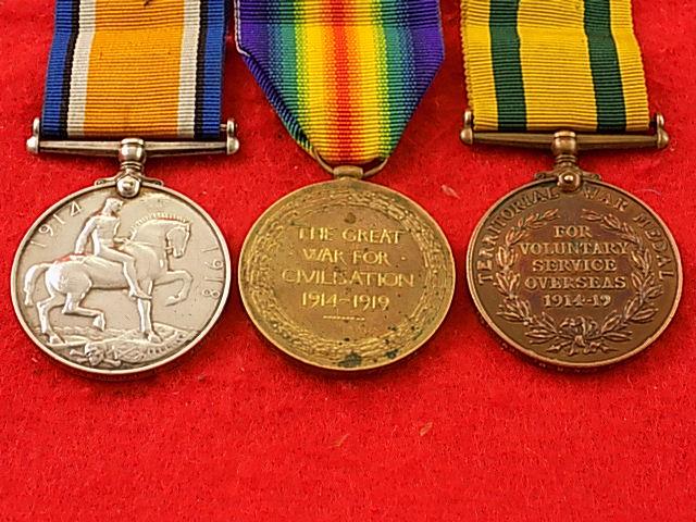 WW1 Trio - 884/39094 Pte W J Congram, Devon Regiment