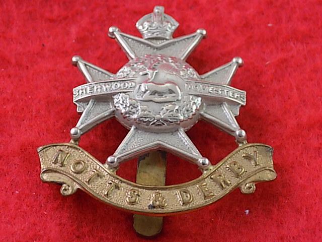 Cap Badge - Sherwood Foresters - Notts & Derby