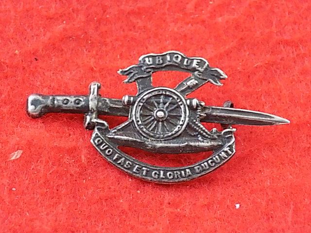 HM Silver - Sweetheart Badge - Royal; Artillery