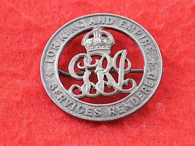 Silver War Badge - Numbered 13953 - Hampshire Regiment