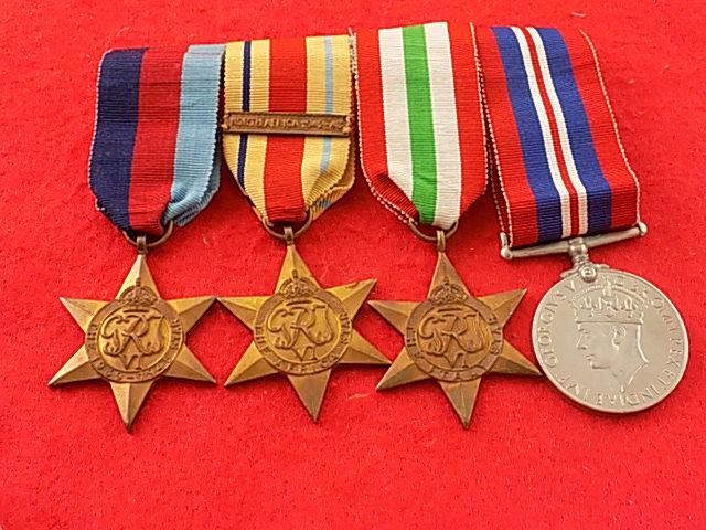 WW11 Medal Group un-named as issued